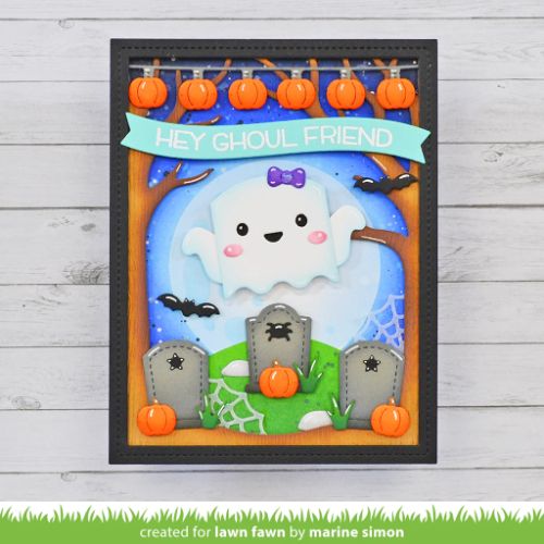 Lawn Fawn - Lawn Cuts - Spooky Forest Backdrop Dies