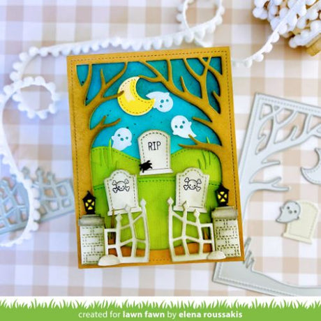 Lawn Fawn - Lawn Cuts - Spooky Forest Backdrop Dies