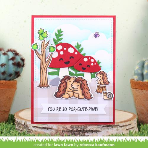 Lawn Fawn - Stamps - Porcu-pine for You