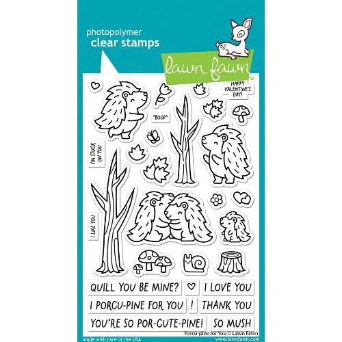 Lawn Fawn - Stamps - Porcu-pine for You