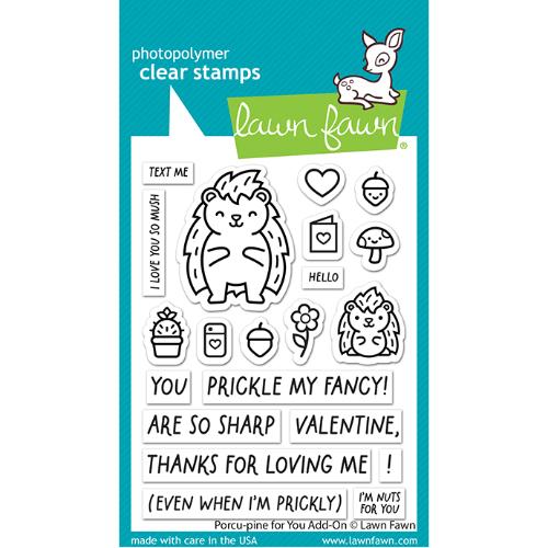 Lawn Fawn - Stamps - Porcu-pine for You Add-On