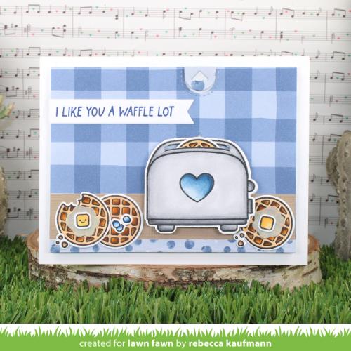 Lawn Fawn - Stamps - A Waffle Lot