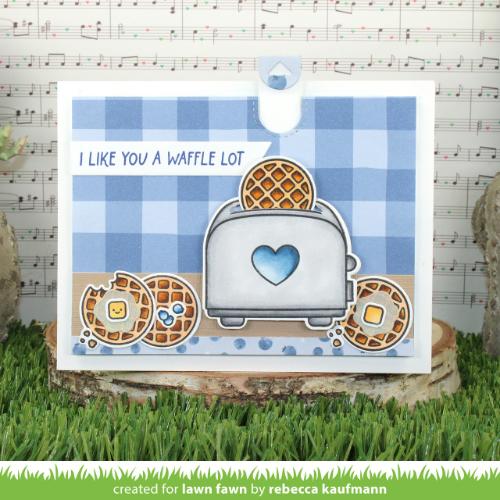 Lawn Fawn - Stamps - A Waffle Lot