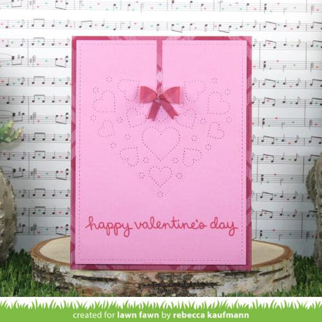 Lawn Cuts - Heart Pouch Dotted Hearts Add-On Die