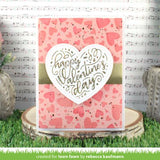 Lawn Fawn - Hot Foil - Foiled Sentiments: Happy Valentine's Day Hot Foil Plate