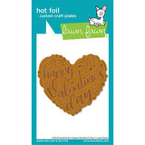 Lawn Fawn - Hot Foil - Foiled Sentiments: Happy Valentine's Day Hot Foil Plate