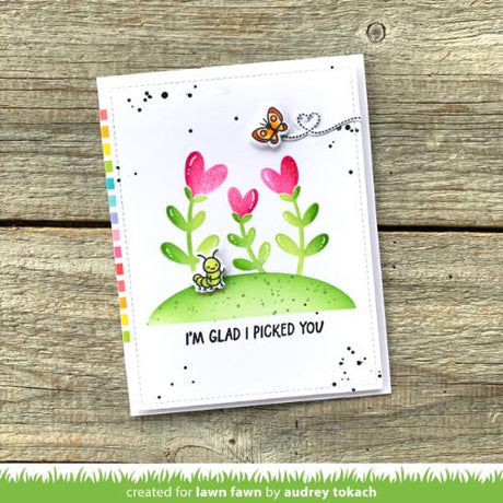 Lawn Clippings - Heart Garden Stencil