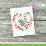 Lawn Clippings - Heart Wreath Stencils