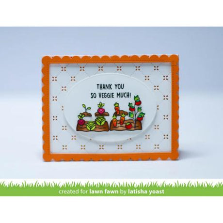 Lawn Fawn - Stamps - Veggie Happy Add-On