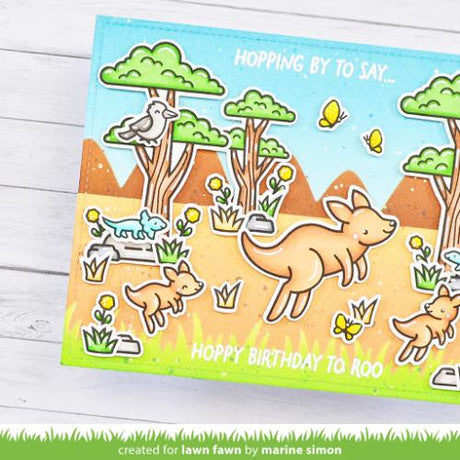 Lawn Fawn - Stamps - Kanga-rrific