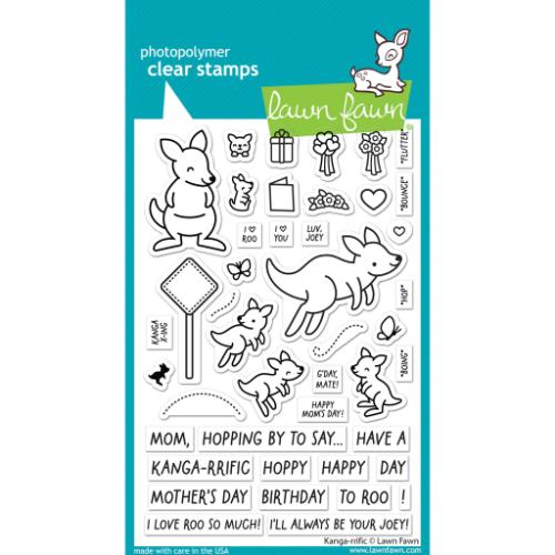 Lawn Fawn - Stamps - Kanga-rrific