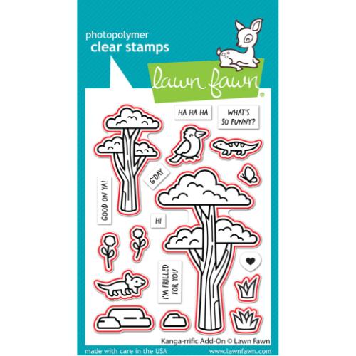 Lawn Fawn - Lawn Cuts - Kanga-rrific Add-On Dies