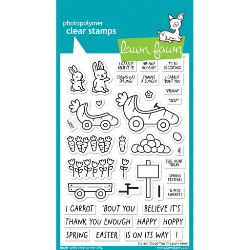 Lawn Fawn - Stamps - Carrot 'bout You