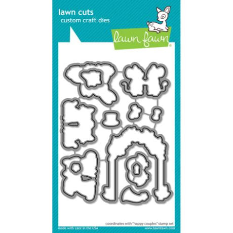 Lawn Fawn - Lawn Cuts - Happy Couples Dies