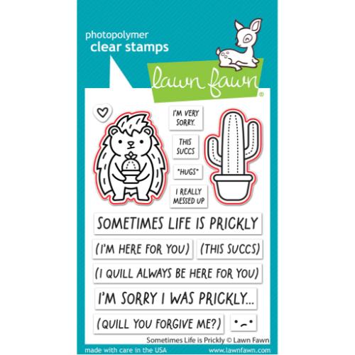 Lawn Fawn - Lawn Cuts - Sometimes Life is Prickly Dies