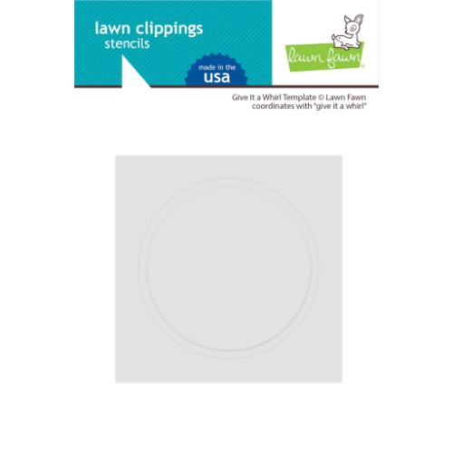 Lawn Fawn - Lawn Clippings - Give It a Whirl Template