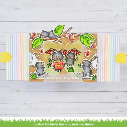 Lawn Fawn - Lawn Cuts - Ta-Da! Diorama! Butterfly Window Add-On Dies