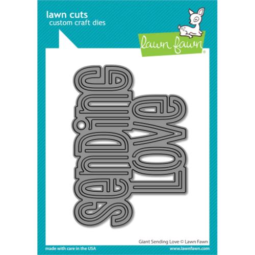 Lawn Fawn - Lawn Cuts - Giant Sending Love Die