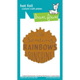 Lawn Fawn - Hot Foil - Foiled Sentiments: Sending Rainbows Hot Foil Plate