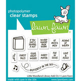 Lawn Fawn - Stamps - Little Woodland Library Add-On