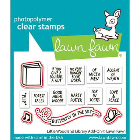 Lawn Fawn - Lawn Cuts - Little Woodland Library Add-On Dies