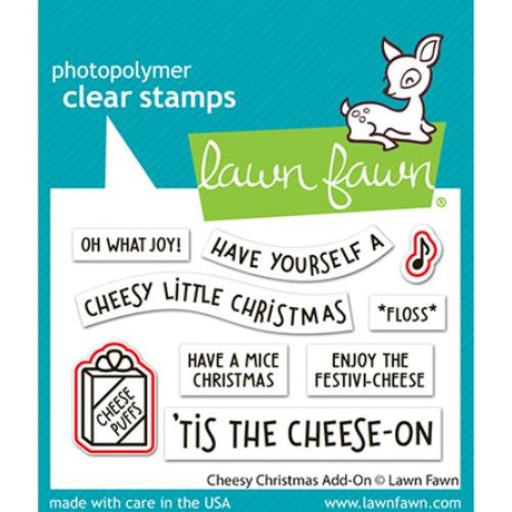 Lawn Fawn - Lawn Cuts - Cheesy Christmas Add-On Dies