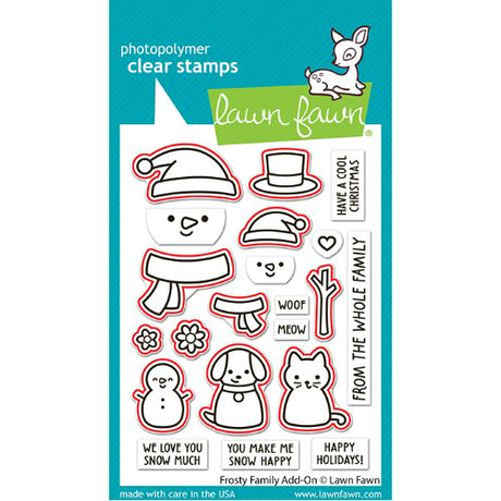 Lawn Fawn - Lawn Cuts - Frosty Family Add-On Dies