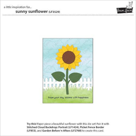 Lawn Fawn - Lawn Cuts - Sunny Sunflower Dies