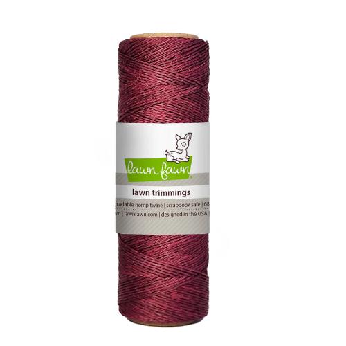 Lawn Fawn - Lawn Trimmings - Burgundy Hemp Twine