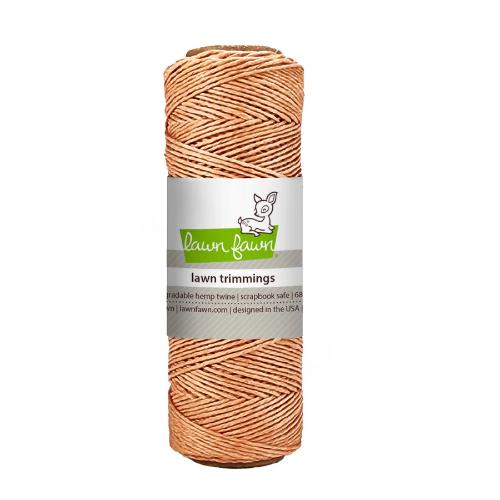 Lawn Fawn - Lawn Trimmings - Cantaloupe Hemp Twine