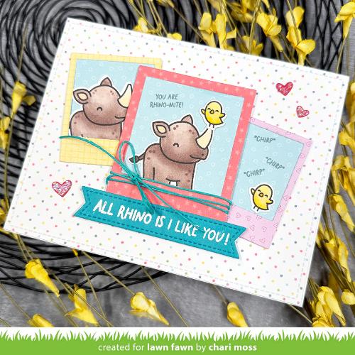 Lawn Fawn - Stamps - Rhino-mite!