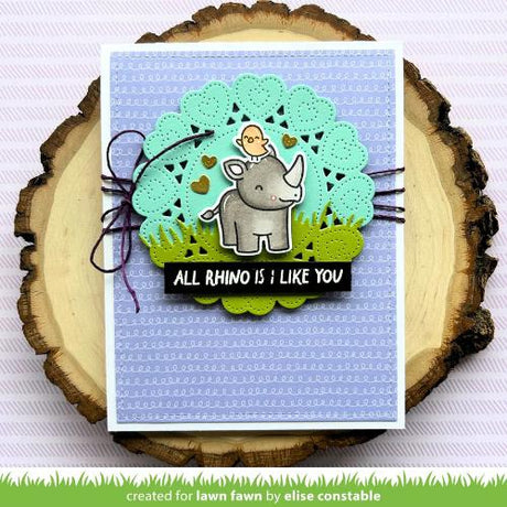 Lawn Fawn - Stamps - Rhino-mite!