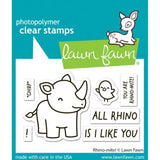 Lawn Fawn - Stamps - Rhino-mite!