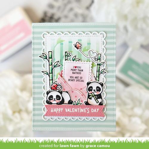 Lawn Fawn - Stamps - I Heart Pandas