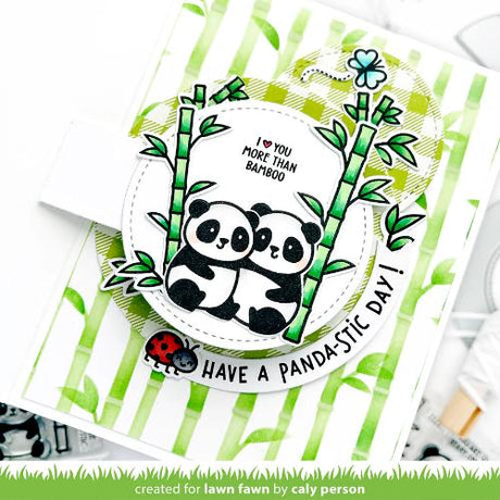 Lawn Fawn - Stamps - I Heart Pandas