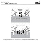 Lawn Fawn - Stamps - I Heart Pandas