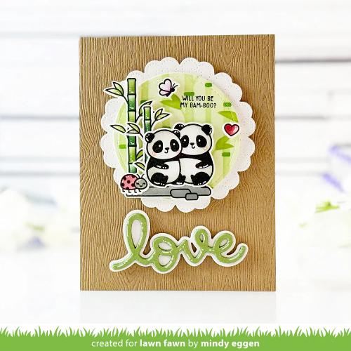 Lawn Fawn - Stamps - I Heart Pandas