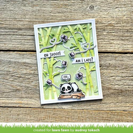 Lawn Fawn - Stamps - I Heart Pandas Add-On