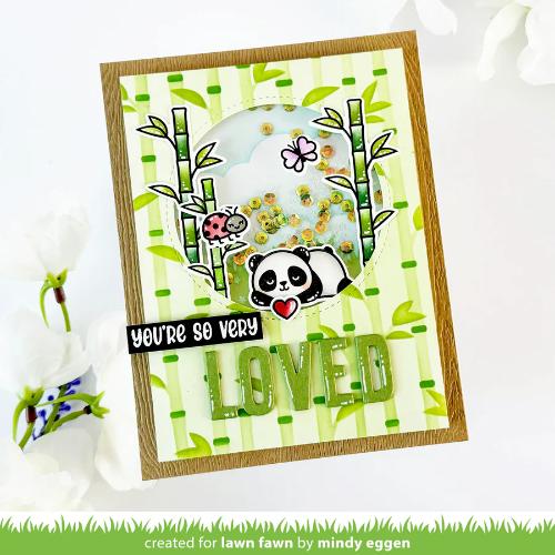 Lawn Fawn - Stamps - I Heart Pandas Add-On