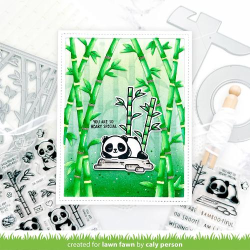 Lawn Fawn - Stamps - I Heart Pandas Add-On