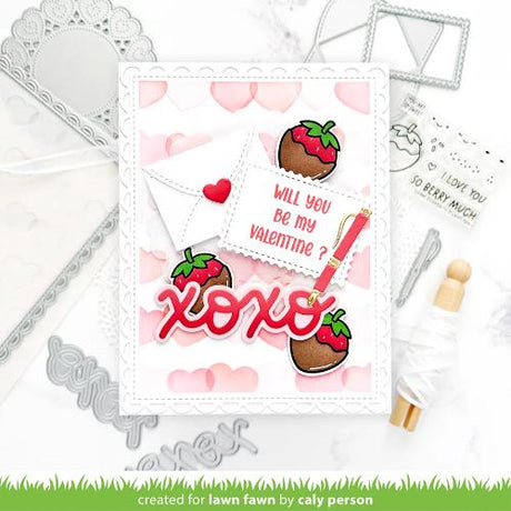 Lawn Fawn - Stamps - Sweet Strawberry