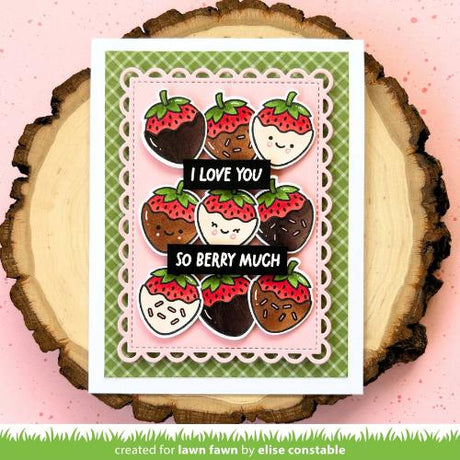 Lawn Fawn - Stamps - Sweet Strawberry