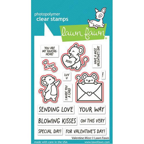 Lawn Fawn - Lawn Cuts - Valentine Mice Dies