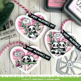 Lawn Fawn - Lawn Cuts - Stitched Happy Heart Geo Frame Add-On Dies