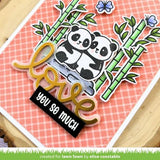 Lawn Fawn - Lawn Cuts - Scripty Love Outline Add-On Die