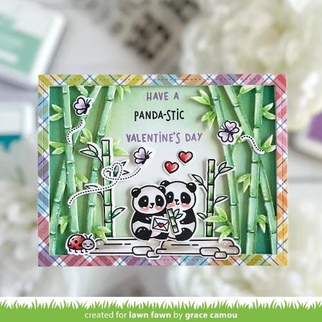 Lawn Fawn - Lawn Cuts - Bamboo Forest Backdrop: Landscape Dies