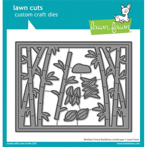 Lawn Fawn - Lawn Cuts - Bamboo Forest Backdrop: Landscape Dies