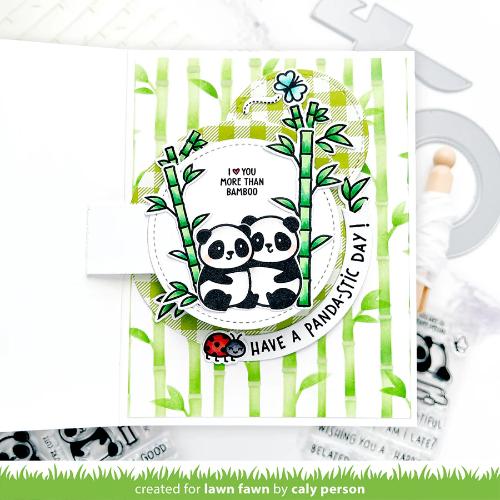 Lawn Fawn - Lawn Clippings - Bamboo Stencils