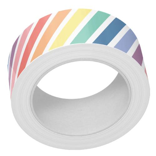 Lawn Fawn - Washi Tape - Rainbow Diagonal Stripes