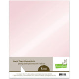 Lawn Fawn - Cardstock - Vellum - Pink Pastel Pearlescent